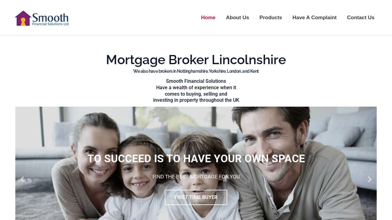 Smooth Financial Solutions website screenshot