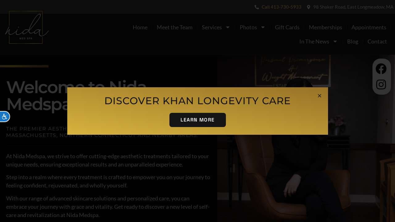 NidaMedspa website screenshot