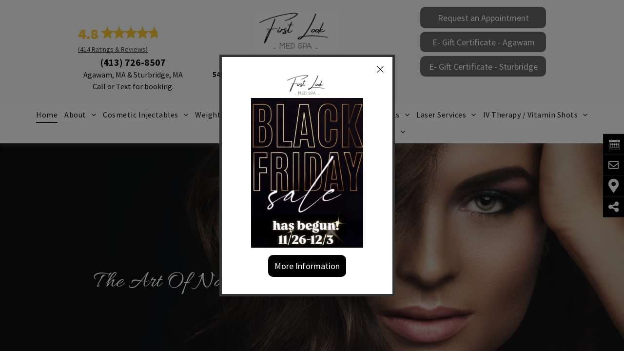 First Look Med Spa website screenshot