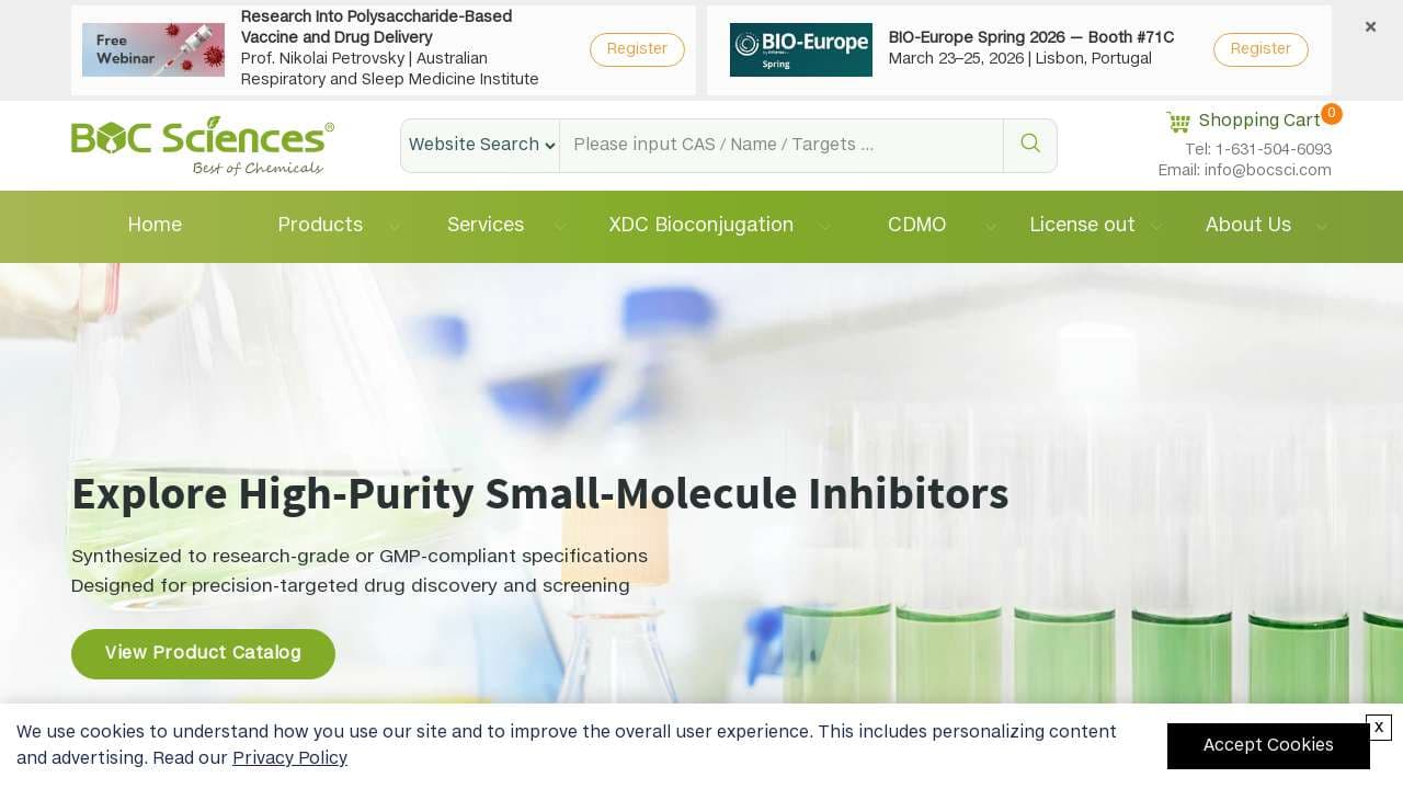 BOC Sciences website screenshot