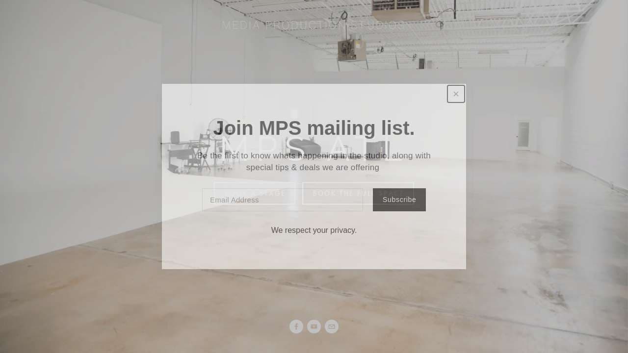 Media Production Studios website screenshot